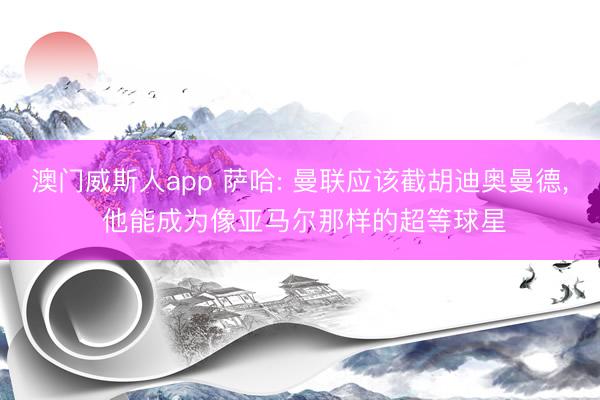 澳门威斯人app 萨哈: 曼联应该截胡迪奥曼德， 他能成为像亚马尔那样的超等球星